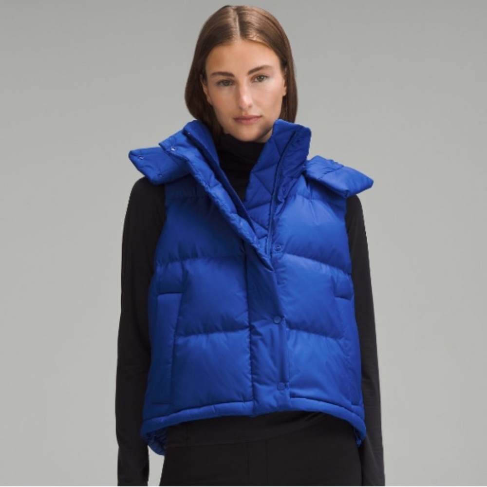 Lululemon Wunder Puff 600-Down-Fill Cropped Vest